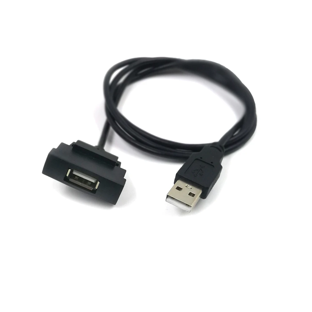 Biurlink Female/Male RCD510 RNS315 Radio Extend USB Interface Cable USB Panel Adapter for Skoda Octavia
