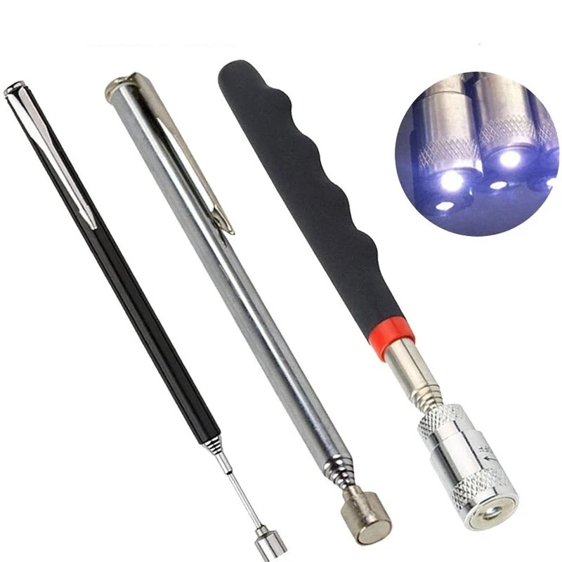 1pcs Mini Portable Telescopic Magnetic Magnet Pen Handy Tool Capacity For Picking Up Nut and Bolt Extendable Pickup Rod Stick