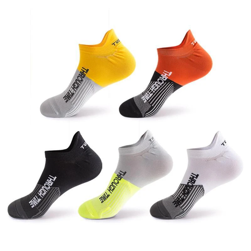 2021 New Spring Summer Men Women Sports Running Socks Protective Ankle Socks Thin Breathable Deodorant Fitness Short Socks Male