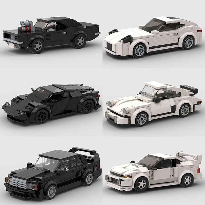 Blocks Speed Champions City Racers Famous Cars Vehicle Super Diy Kids Moc Toys Sets Boys Model Building Sports 2021 Technique