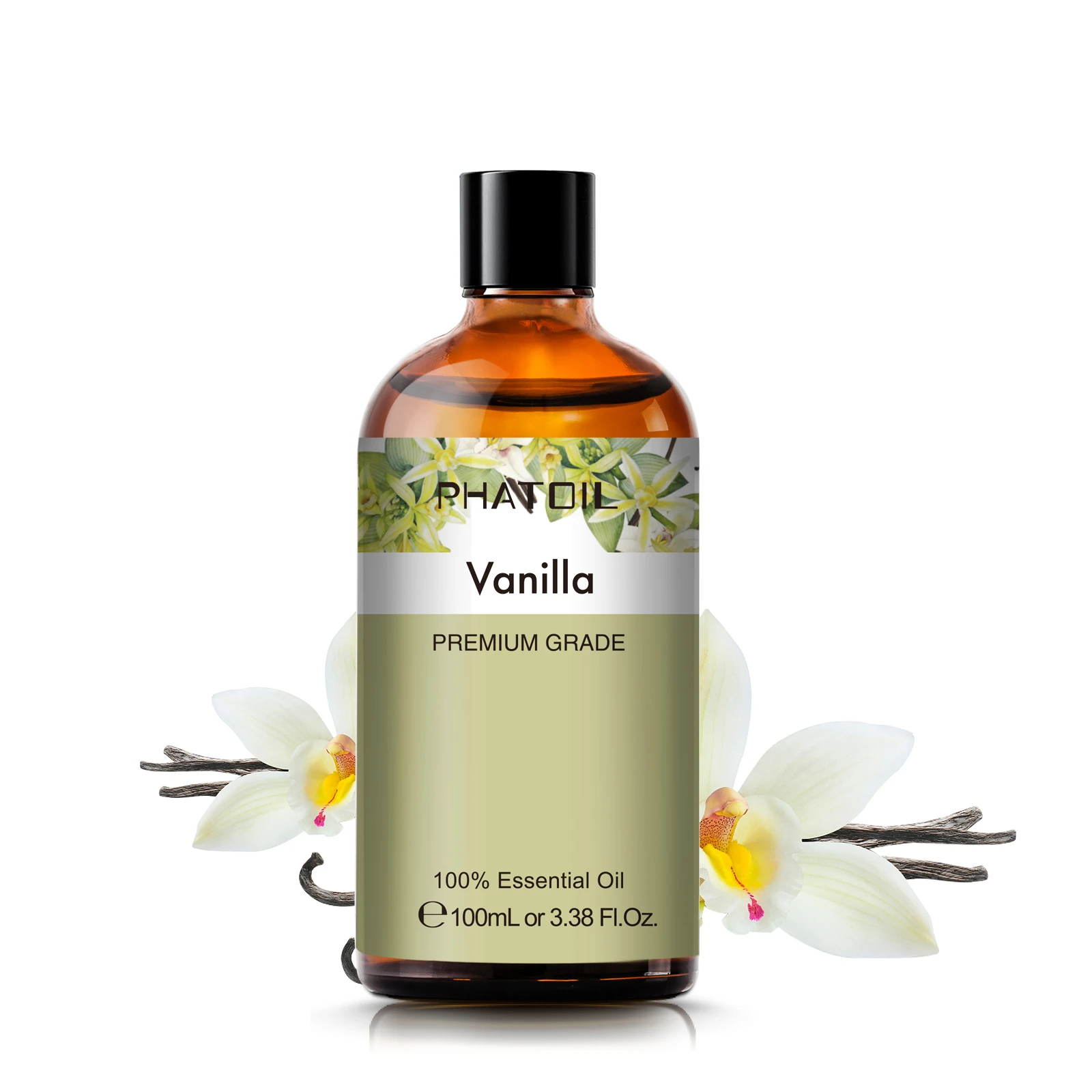 100ML 200ML 300ML Vanilla Aromatic Essential Oil Natural Lavender Lemon Eucalyptus Chamomile Patchouli Bergamot Jasmine Mint Oil