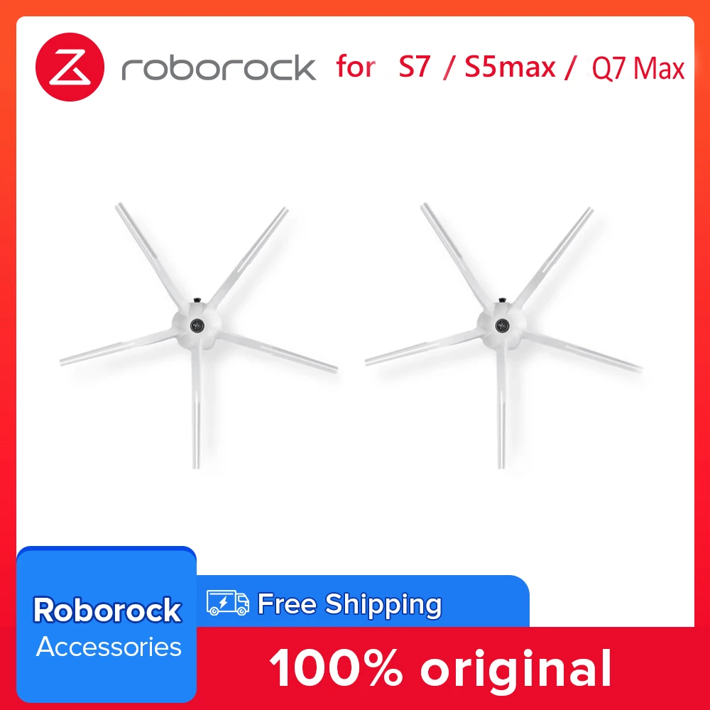 2pcs original roborock Spare Kits roborock s7 S5max S6 max V Vacuum Cleaner Cleaning Brush Side Brush for S6 S5 max