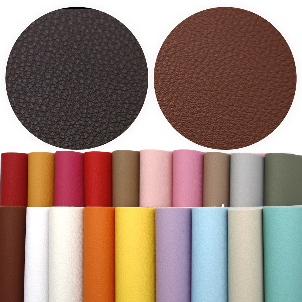 David accessories 20*33cm Litchi Synthetic Leather Patchwork Faux Leather Sheets for Bows Leatherette Fabric,c8249