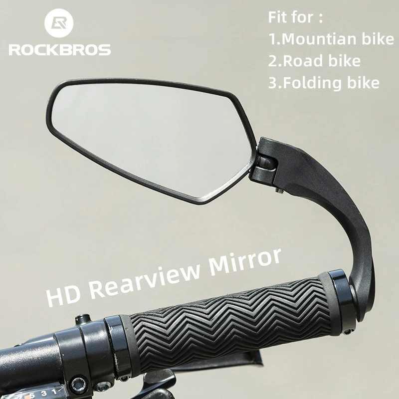 CATEYE Bicycle Mirror Road MTB Rockbros Cycling Rearview Mirror Bicycle Handlebar Rearview Mirror Rotate Safe Bike Accessories