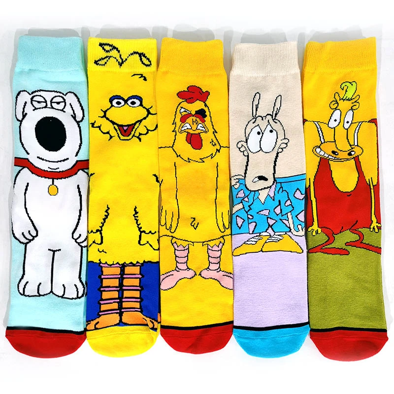 6 Pairs Anime Women Cartoon Socks Moon Cute Girls Invisible Boat Socks Cotton Slippers Short Ankle Female Shallow Kawaii