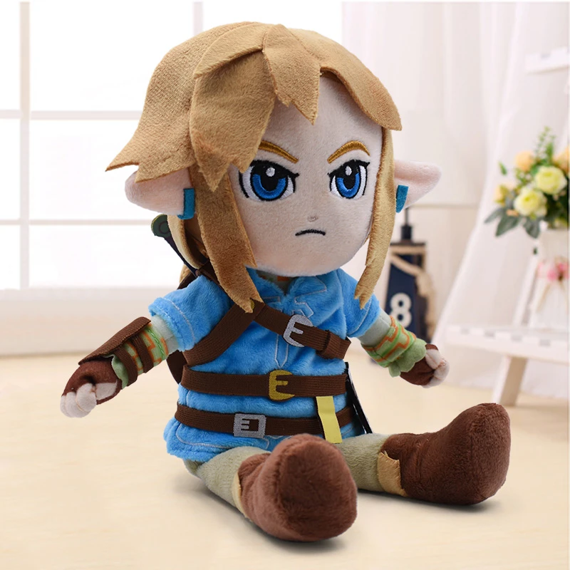 New Arrival 27cm Zelda Plush Toys Cartoon Link Boy With Sword Soft Stuffed Doll for Kids Best Gift