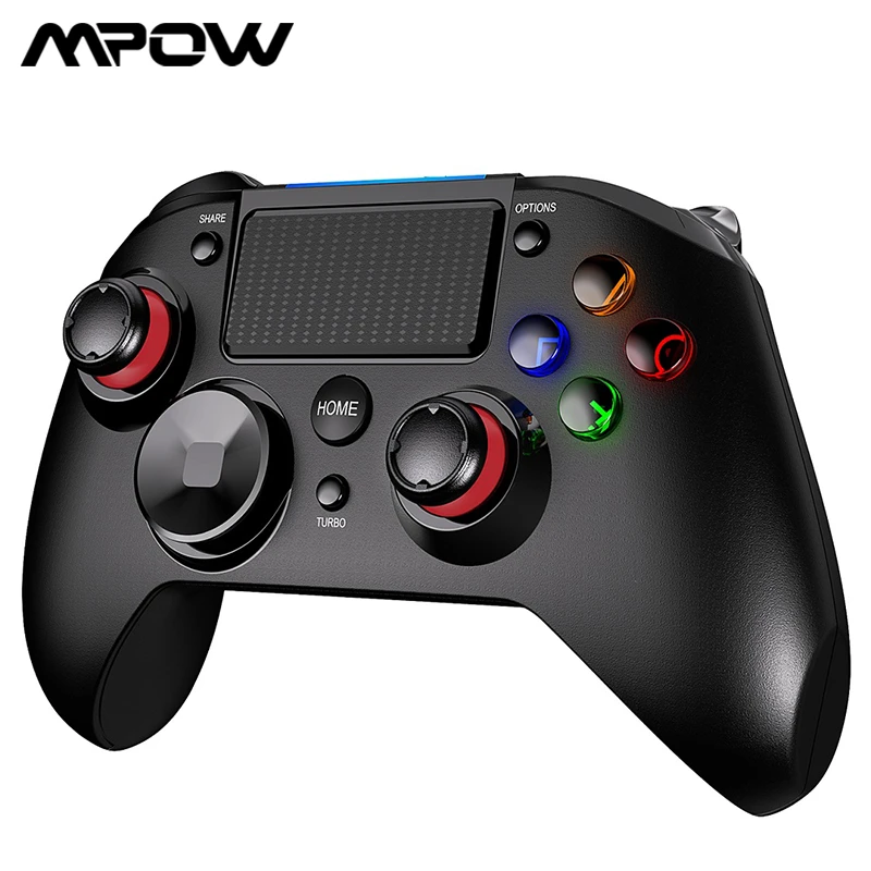 Mpow PC263 Wireless Game Controller for PS4 PS5 Upgraded Joystick Gamepad Multiple Trigger Vibration for Mobile Phone PC Windows