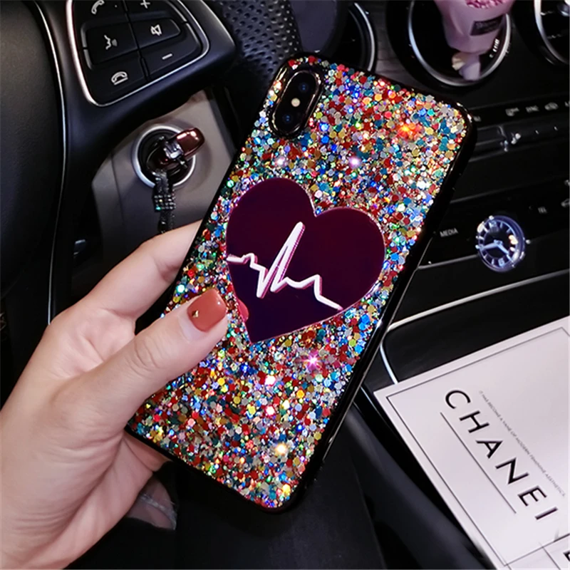 Bling Glitter Sequins Case For Samsung Galaxy A51 A71 A50 A30 A20 A10 A70 A40 Cover Note 10 pro S21 Ultra S20 S10 S9 PLUS