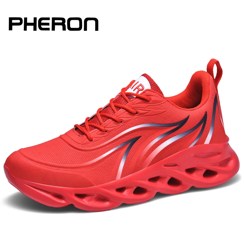 Running Shoes Men Mesh Breathable Outdoor Sports Shoes Adult Hollow Sole Jogging Sneakers Light Weight Basket Zapatos Hombre