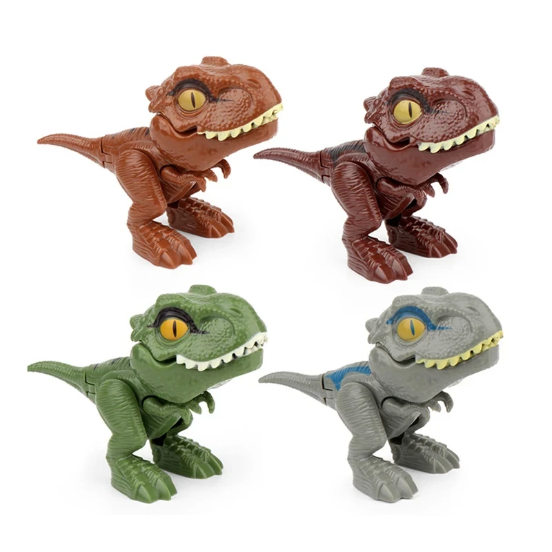 Finger Dinosaur Toy Tricky Tyrannosaurus Model Dinosaur Fidget Toy Interactive Biting Hand Creative Dinosaur Children Xmas Gifts