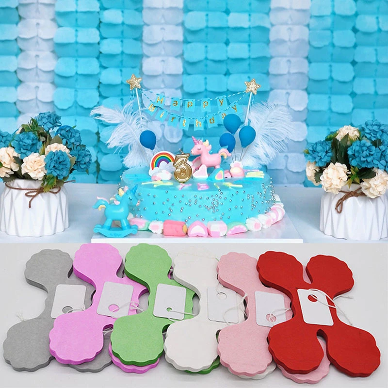 Four Leaf Clover Paper Garlands Craft for Wedding Garden Birthday Party Baby Shower Party Decoratio Supplies Home Decoration Diy