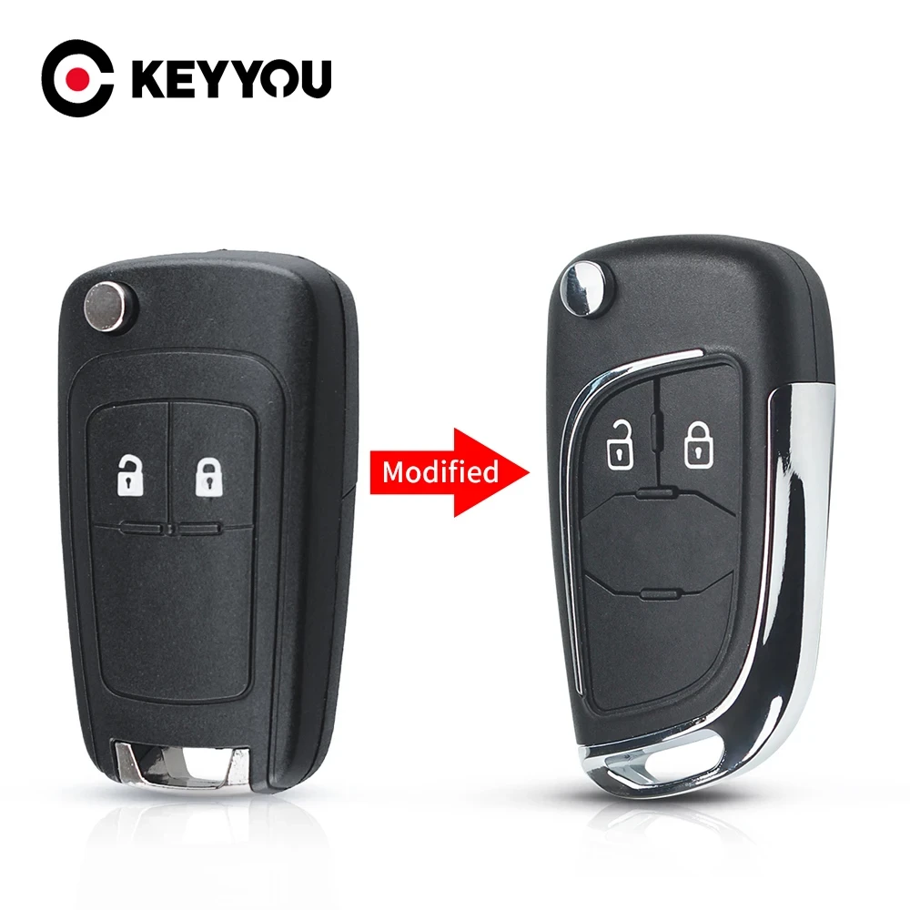 KEYYOU Remote Car Key Case For Chevrolet Cruze for OPEL Insignia Astra Zafira Mokka Agila Corsa Meriva Signum Tigra Mando