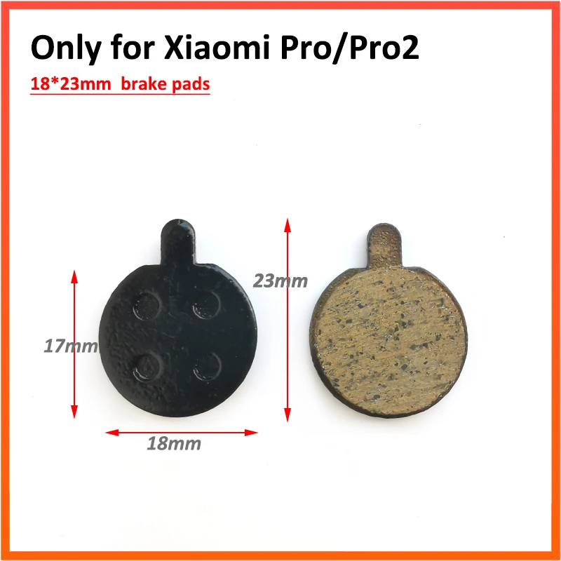 2pcs Brake Pads for Xiaomi M365 PRO Electric Scooter Rear Wheel Mijia Pro Brake Disc Friction Plates Pads Scooter Accessories