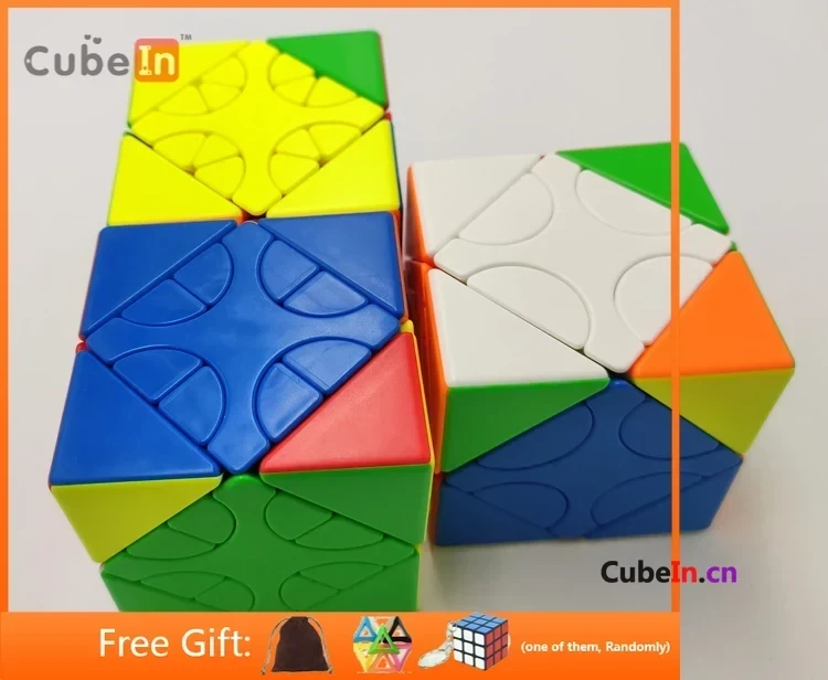 Meilong Mixup Skewby cube HunYuan Oblique-Turning Stickerless Cubo Magico Drop Shipping