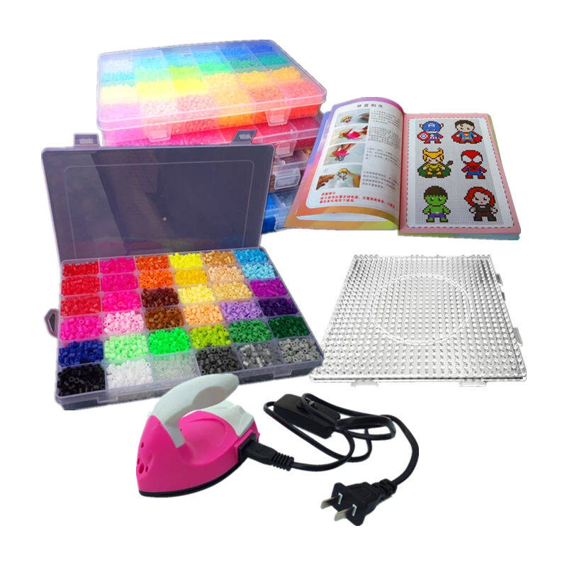 5mm beads 24/48/36box packing Hama beads Education Toys Iron beads handmaking perler Fuse beads diy toy Free shipping