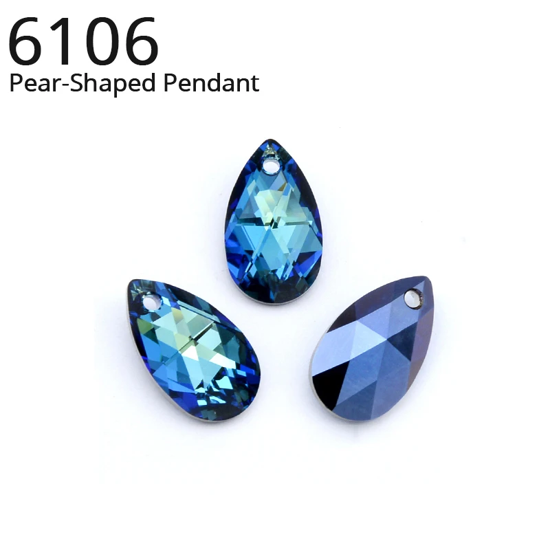 (1 piece) crystal from Swarovski 6106 16mm 22mm Pear-Shaped pendant quality Austria loose beads for DIY jewelry making