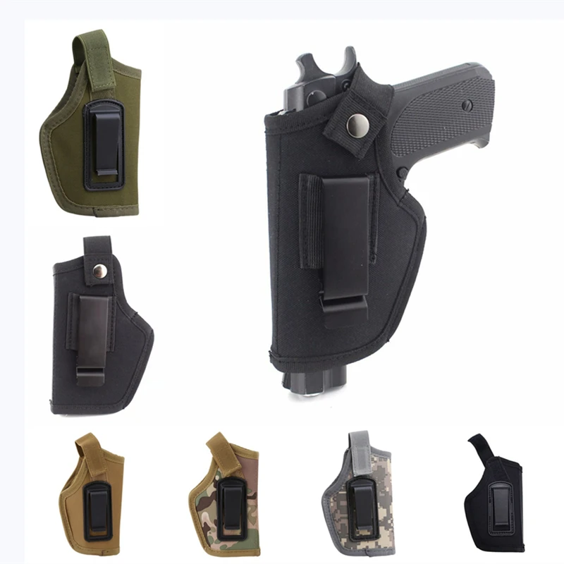 Tactical Gear Nylon Universal Pistol Gun Case Tactical Small Holster Compact / Subcompact Pistol Holster Hunting Gun Pouch