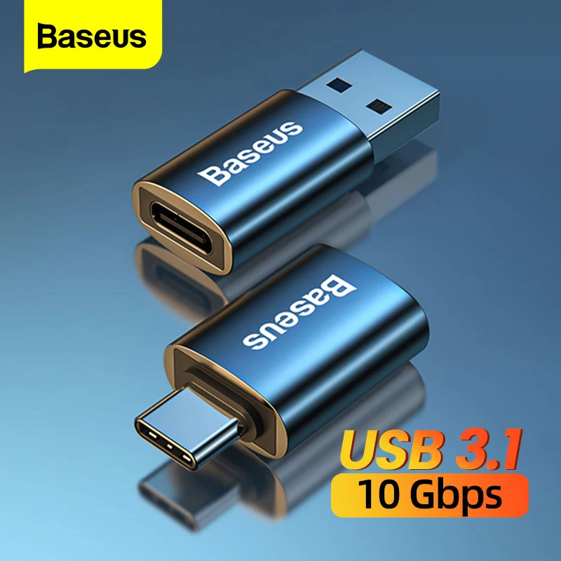 Baseus USB Type C OTG Adapter USB C Male To Micro USB Female Cable Converters For Macbook Samsung S20 Xiaomi USB To Type-c OTG