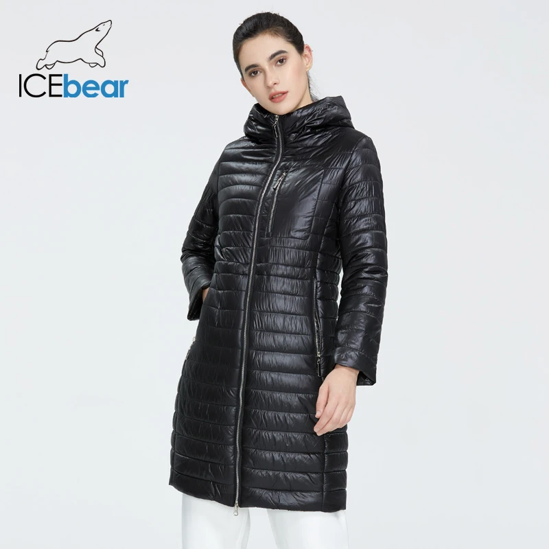 ICEbear 2021 New Women autumn parka high quality female coat ladies jacket with hood fashion clothes GWC20702I