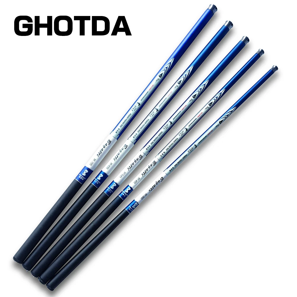 GHOTDA Ultralight SuperHard Stream Carbon Fiber Telescopic Fishing Rods