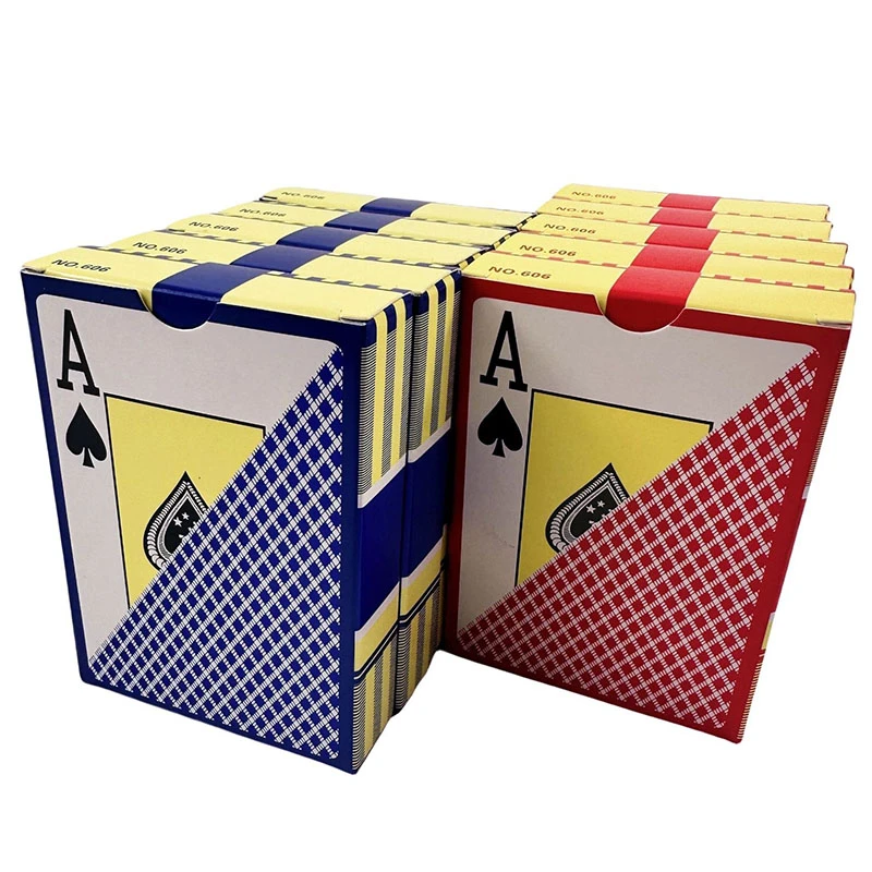 2 Sets/Lot Classic Texas Poker Cards Big Typeface  Plastic Cards Waterproof  Poker Game