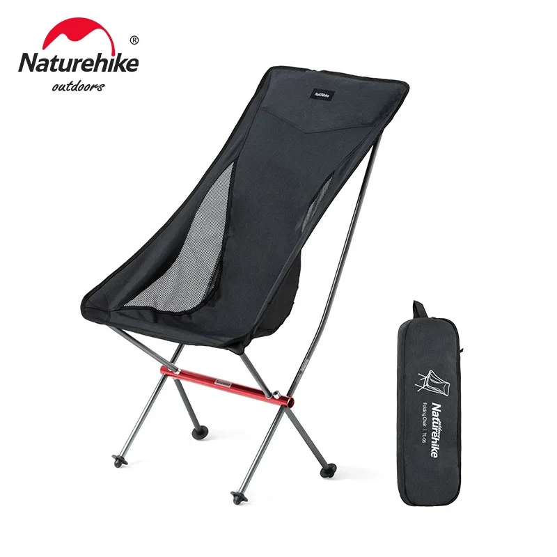 Naturehike Portable Ultralight Camping Chair Outdoor Folding Fishing Chair Alluminum alloy Beach Picnic Chair NH18Y060-Z