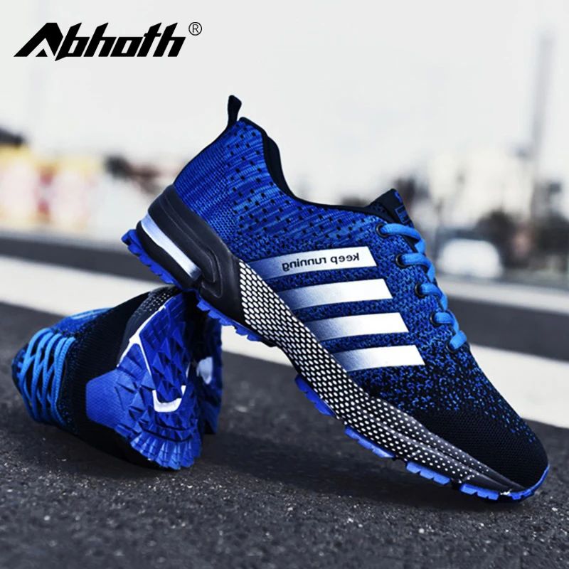 Abhoth Men Sneakers Mesh Breathable Casual Men Shoes Comfortable Non-Slip Stable Shock Absorption Light Women Shoes Basket Homme