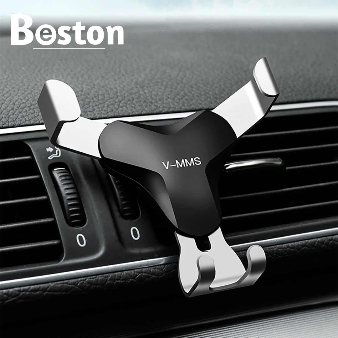 Gravity Reaction Car Mobile Phone Holder in Car Air Vent Mount Clip Cell Holder Car Smartphone Stand For iPhone Samsung Xiaomi