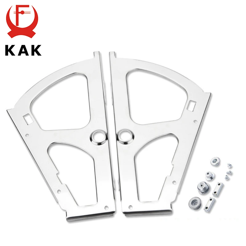 KAK 2PCS Shoes Drawer Cabinet Hinge Rack Stainless Steel Foldable Shelf Fitting Hardware Furniture Hinge 3 Color 3 Layer