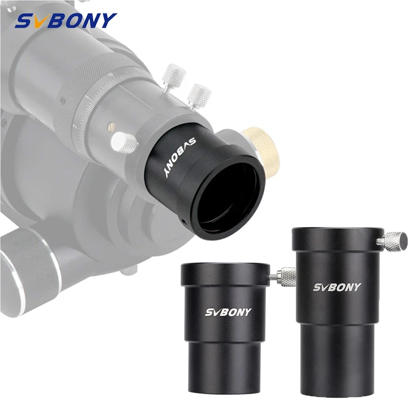 SVBONY 1.25'' Telescope Eyepiece Extension Tube Versatile Adapter 56mm/70mm SV157
