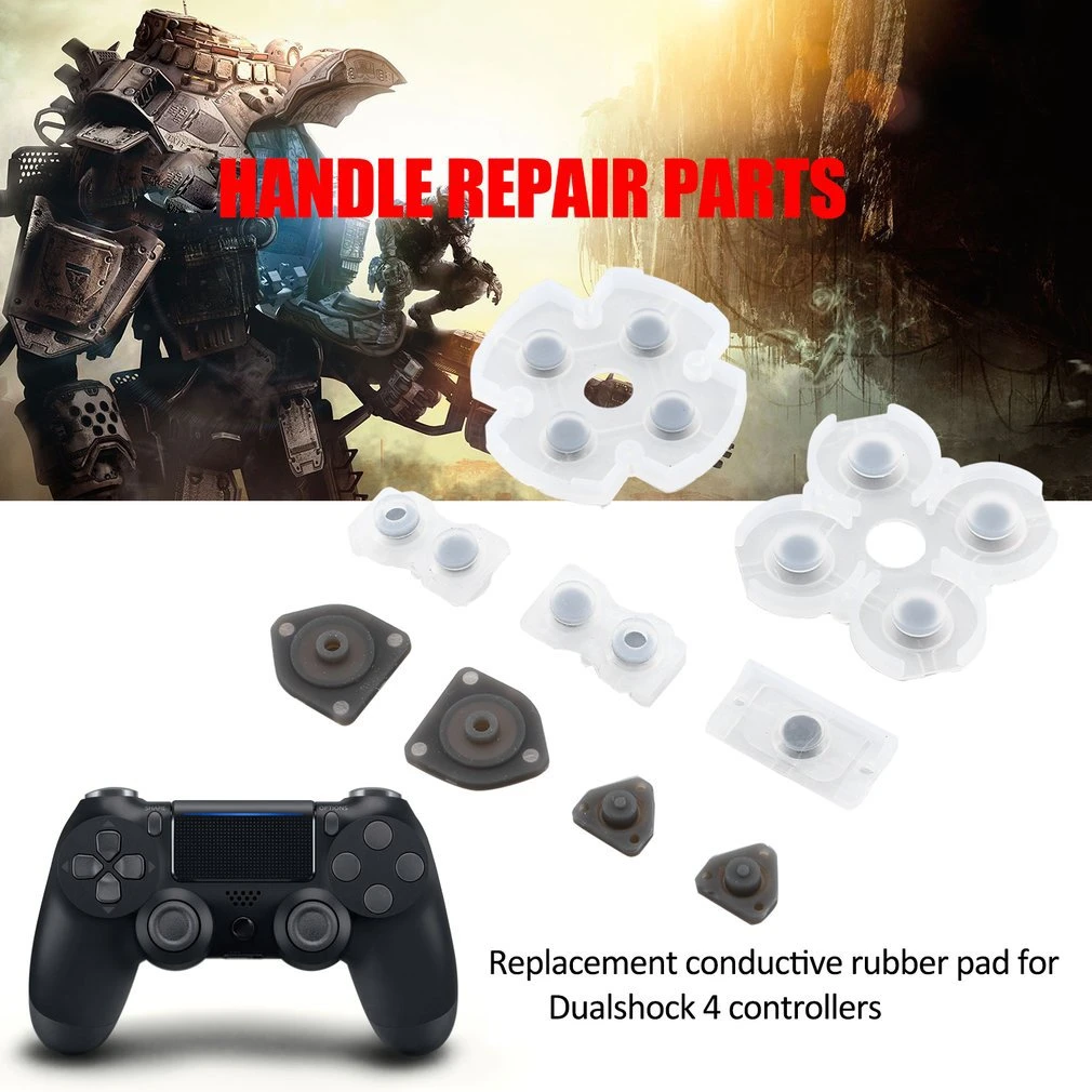 Replacement Rubber Conductive Pad For PlayStation 4 FOR PS4 Controller dropshipping Hot Cheap