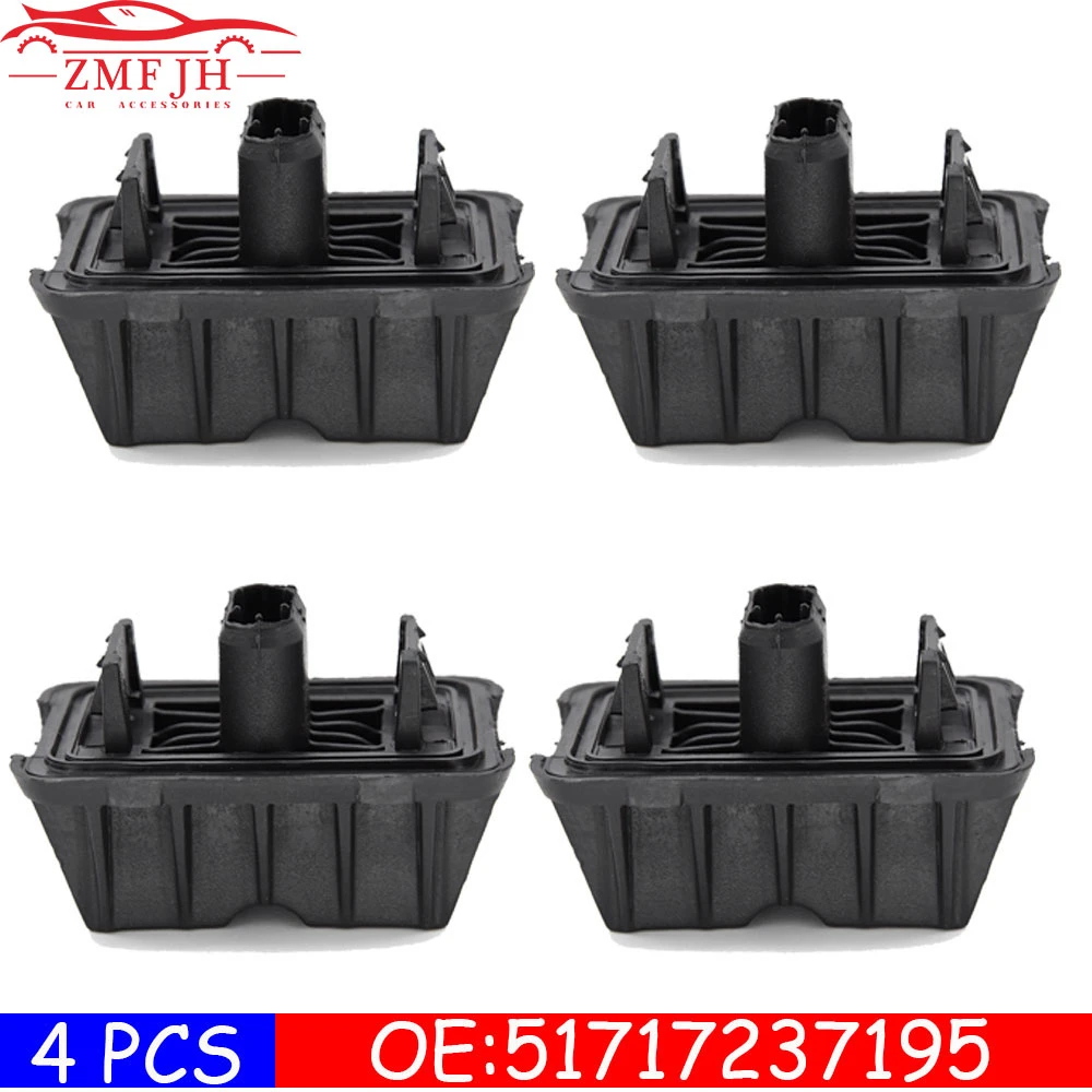 4pcs Jack Pad Under Support Pad Lifting Car 51717237195 fit for bmw e39 for BMW 1 3 5 6 7 series X1 E81 E82 E90 F10 F13 F01 F10