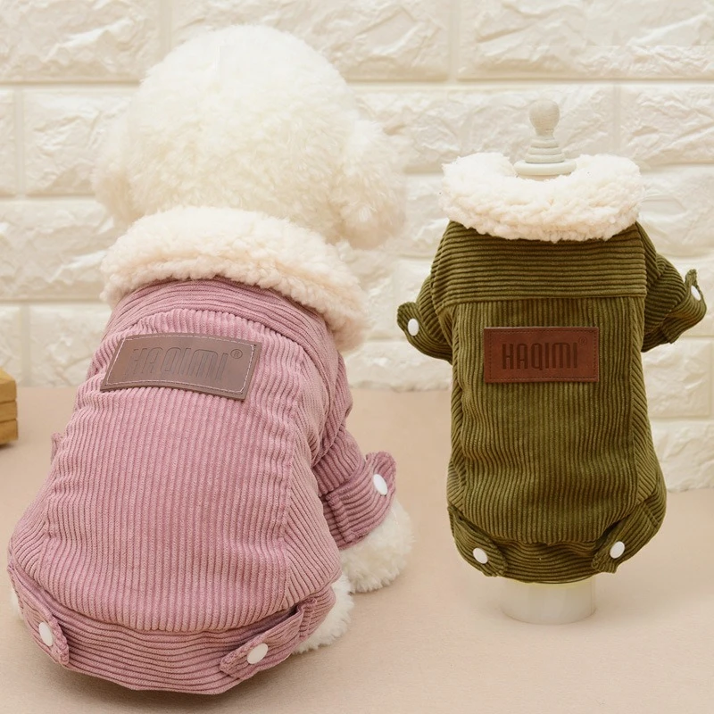 Jacket Dog Clothes Super Small Dogs Clothing Pet Outfits Cute Autumn Winter Cartoon Coat Thicker Chihuahua Boy Ropa Para Perro