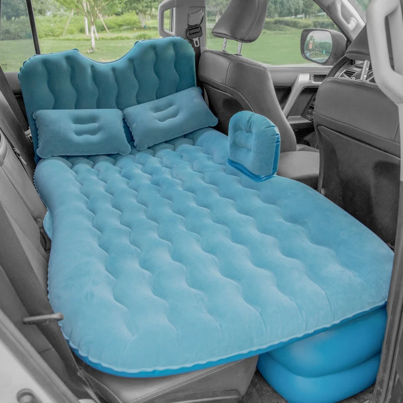 Bymaocar Car inflatable bed  Multifunctional travel bed 900*1350(mm) car mattress PVC+ flocking car bed car accessories