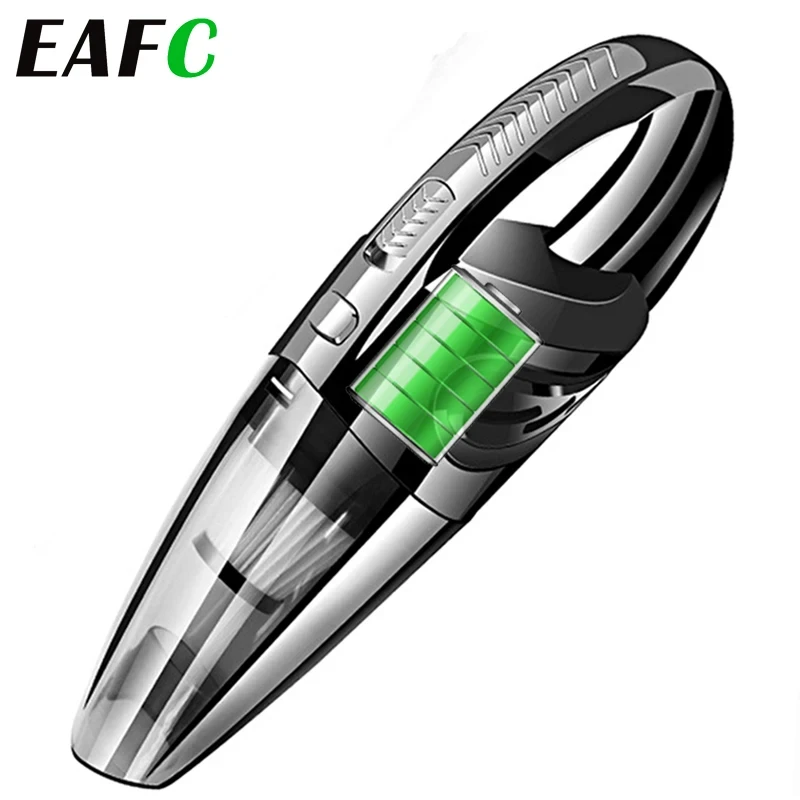 Rechargeable Car Vacuum Cleaner 6000pa Handheld Powerful Cyclone Suction Cordless Cleaner Quick Charge for Car Home Pet Hair