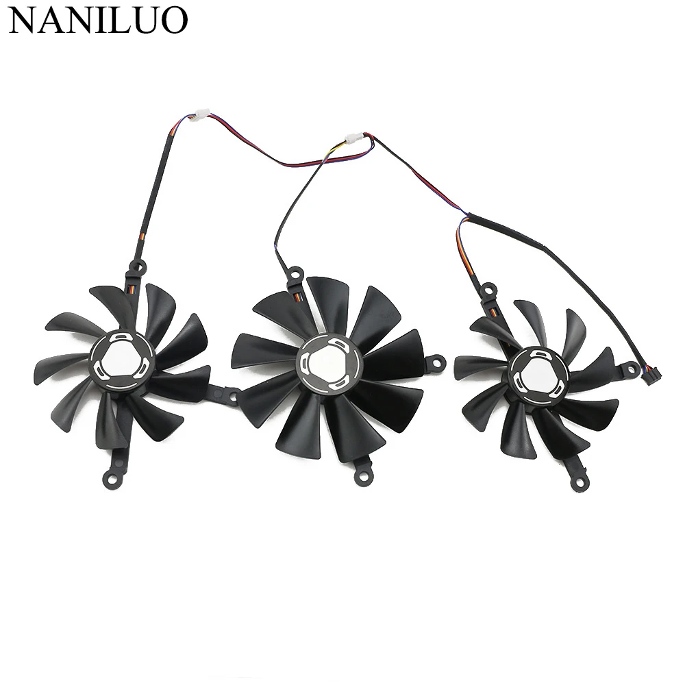 NANILUO 8025 80mm x 80mm x 25mm DL08025R12U Hydraulic Bearing PWM Cooler Cooling Fan 12V 0.50A 4Wire 4Pin Connector