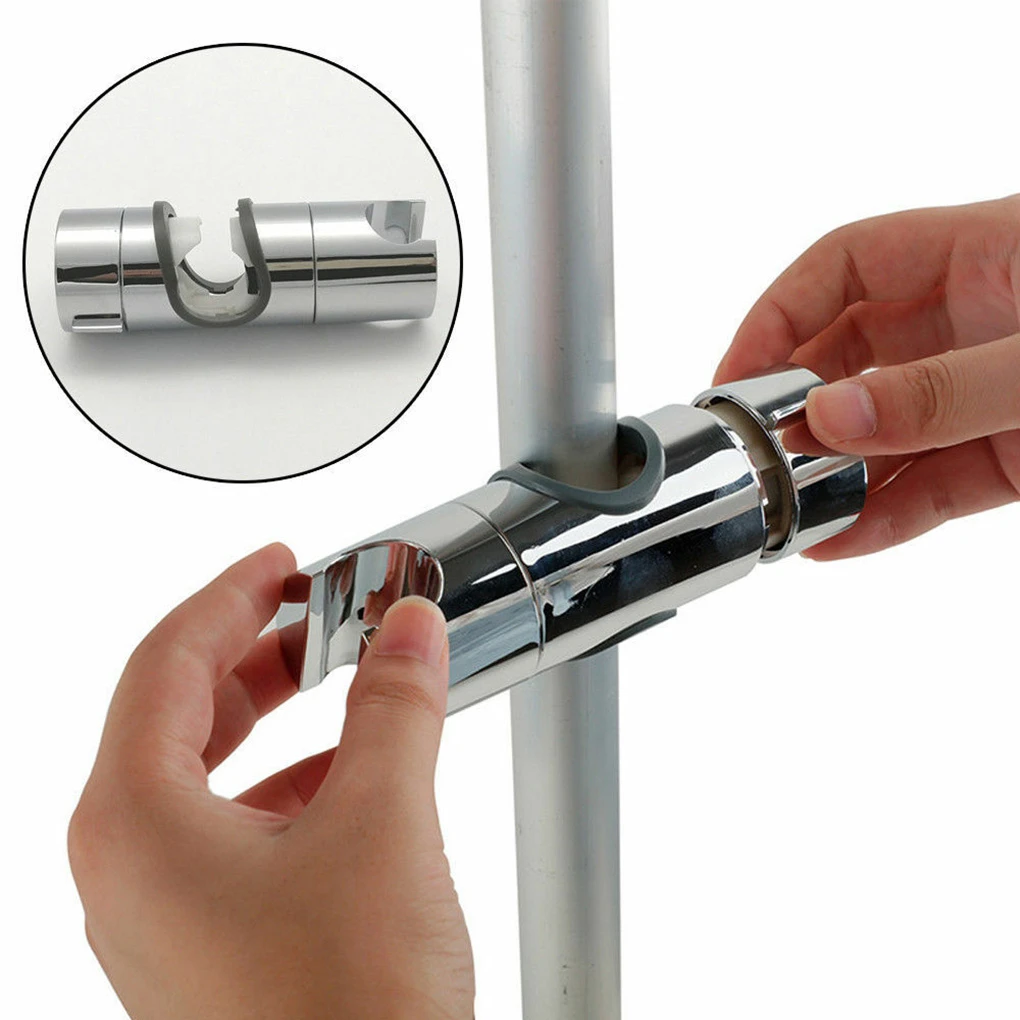 Shower Bracket Shower Rail Holder Adjustable 18~25mm ABS Chrome Shower Head Holder Bathroom Accessories Universal