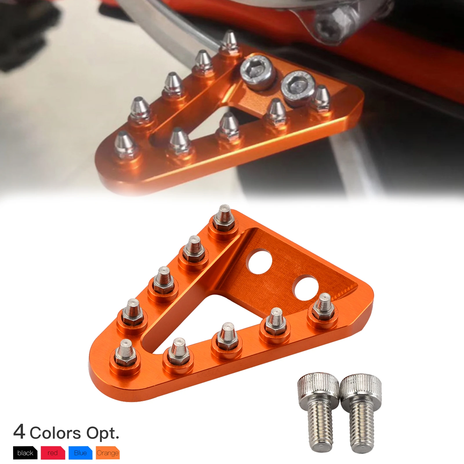 Rear Brake Pedal Step Tip Plate For KTM SX SXF EXC EXCF XCW XCFW XC XCF  For Husqvarna 125 150 250 350 450 2016-2022 2020