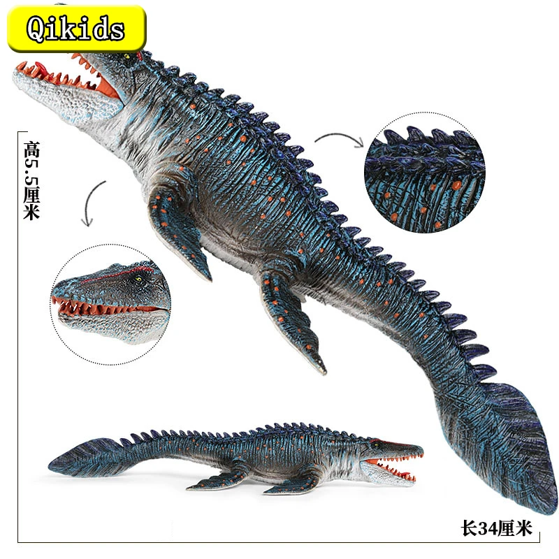 1Pcs Dinosaur Realistic Figures Lifelike Mosasaurus Dinosaur Model Toy Figures For Collector Decoration Party Favor Kid Toy Gift