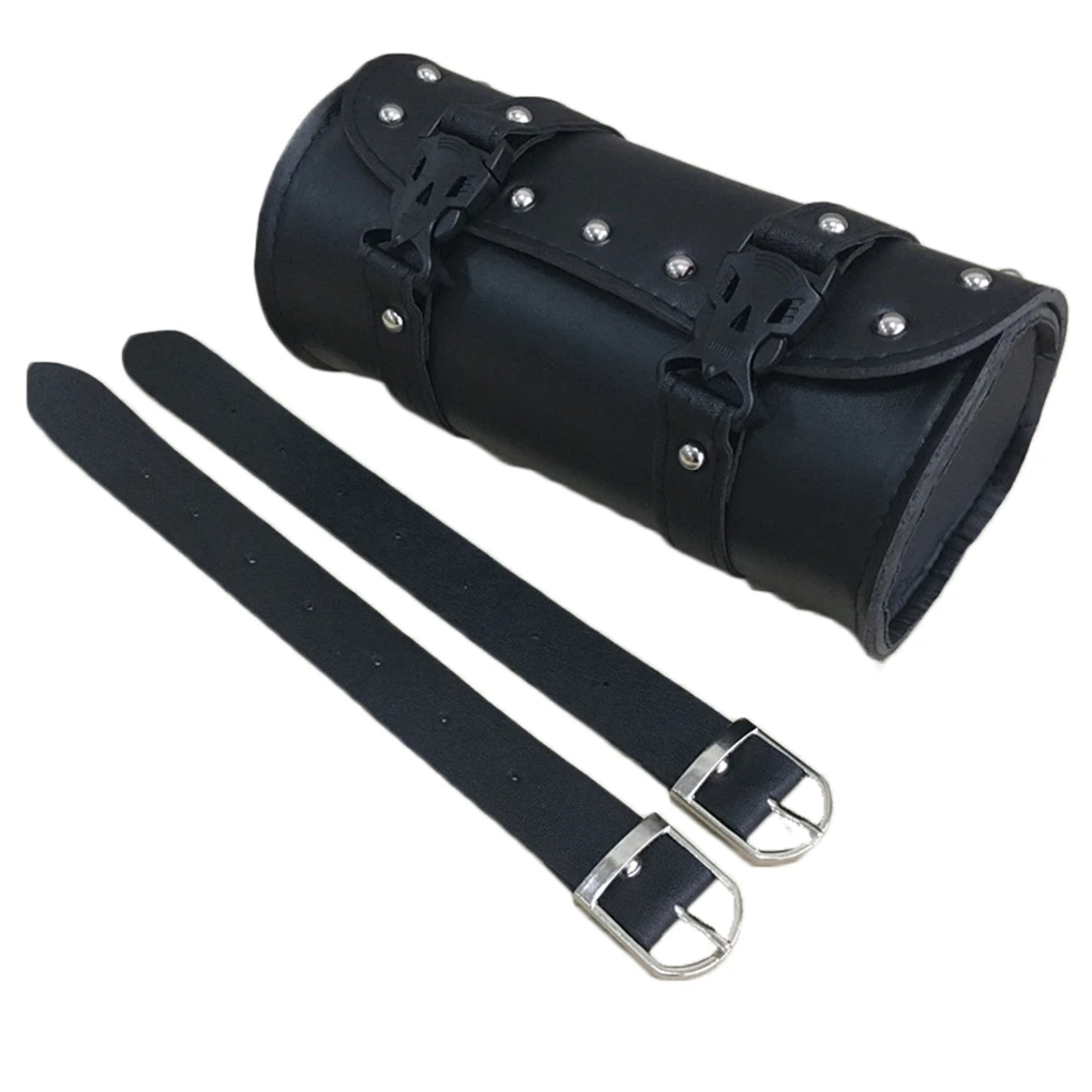 Universal Hanging Saddle Bag Stylish Practical PU Leather Tool Storage Motorcycle Sided Tail Wear Resistant Large Capacity