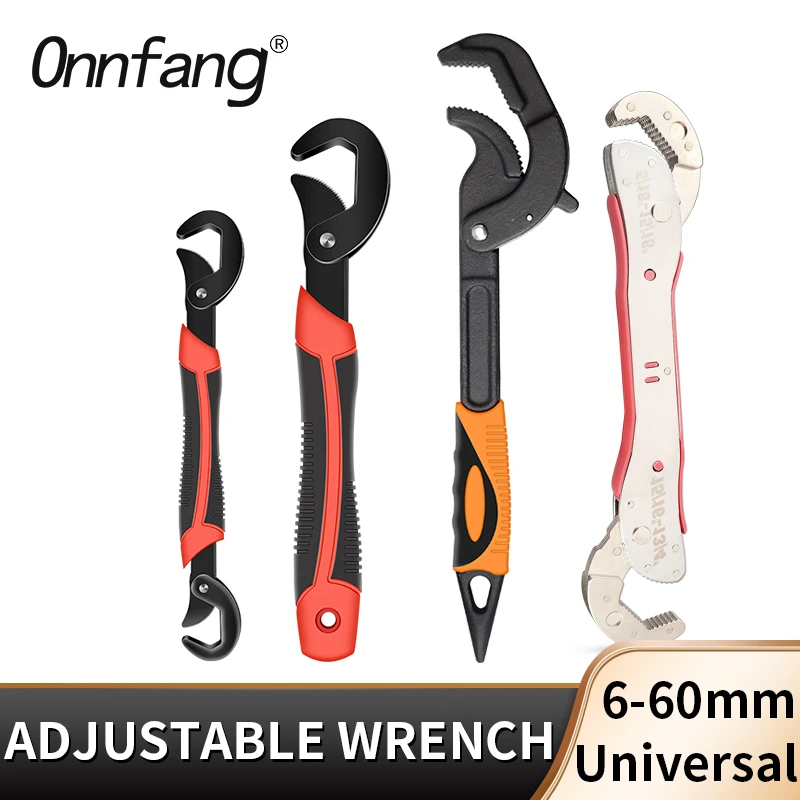 Hot Adjustable Spanner Multi-function Universal Wrench Tool Home Repair Key Hand tool Multi Purpose Universal Pipe Wrench