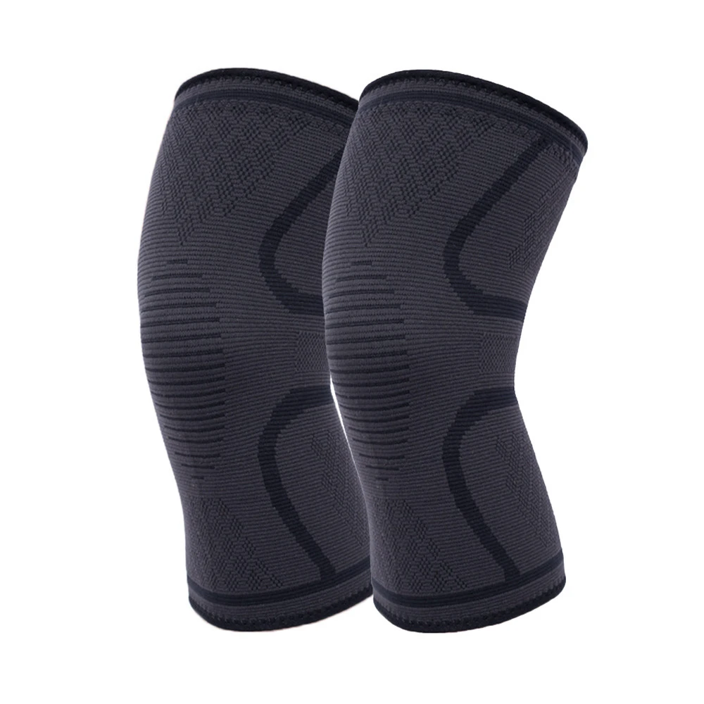 One Piece Elastic Knee Pad Knee Patella Protector Brace Cycling Basketball Running Compression Knee Sleeve Sports Kneepads