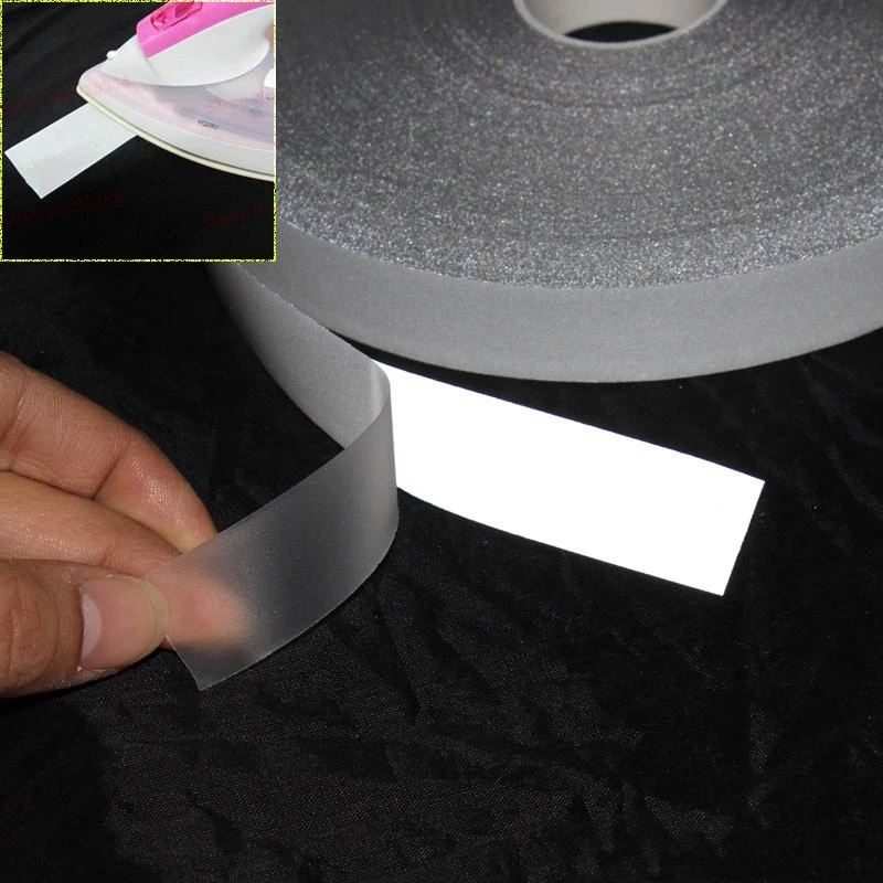 5M Reflective Strip Sticker  2-5cm Heat Transfer Reflective Tape For DIY Clothing Bag Shoes Iron on Safety Clothing Supplies