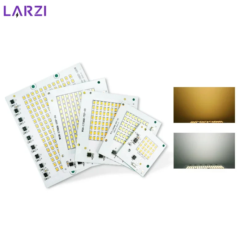 2pcs/lot LED Lamp Chip SMD2835 Light Beads AC 220V-240V 10W 20W 30W 50W 100W DIY For Outdoor Floodlight Cold White Warm White