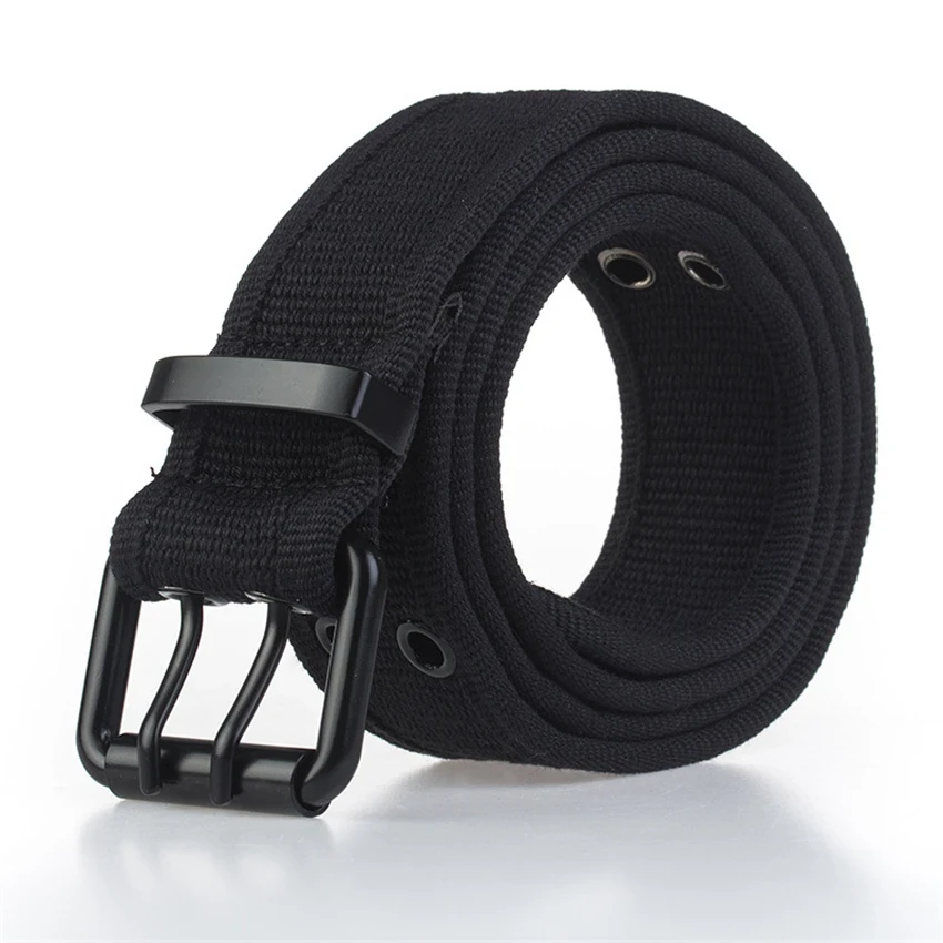 10 Colors Army Belt Combat Waist Belt Black For Jeans Elastic Nylon Tactical Belt Metal Buckle Canvas Belts Brand Men Belt Gift