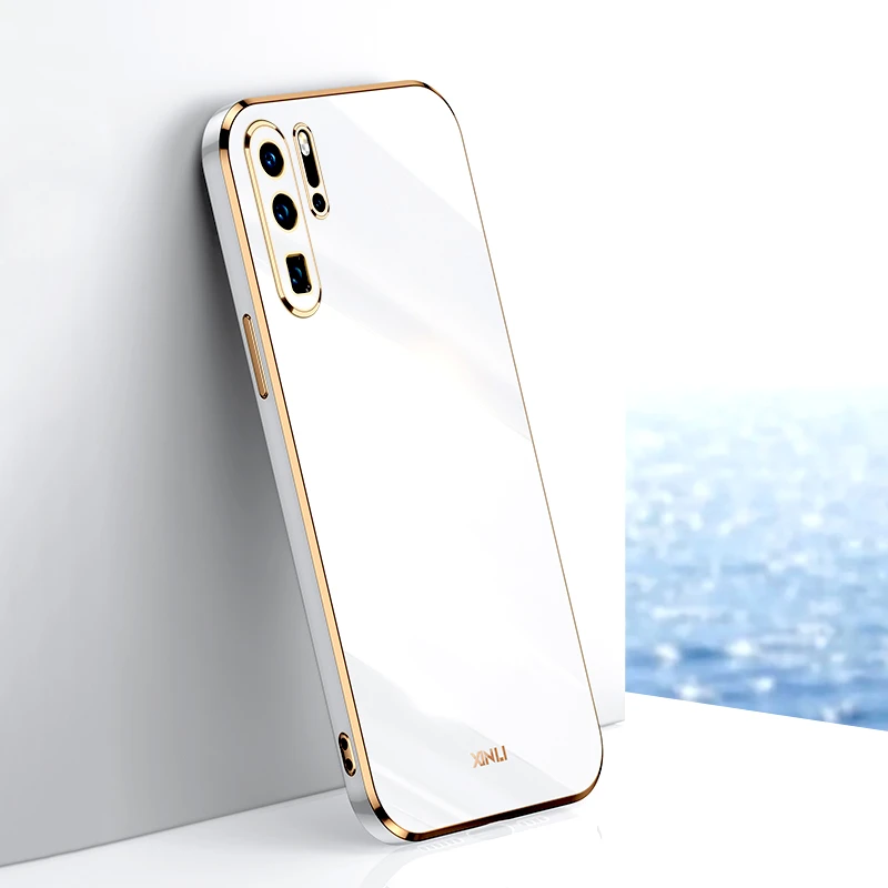 Luxury Plating Silicone Case For Huawei Honor 20 P30 P20 P40 Pro Nova 5T Lite Honor20 20Pro Phone Soft TPU Bumper Full Covers ON