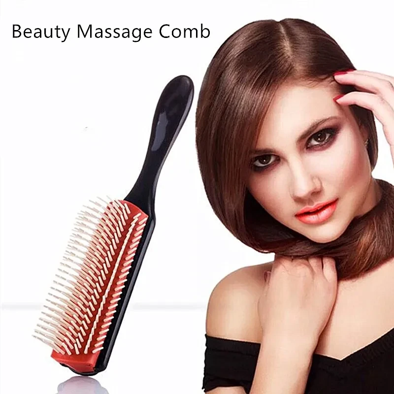 1PC New Hair Styling Brush Wheat Straw Detangle Hairbrush Salon Hairdressing Straight Curly Hair Comb Tangle Hair Massager Brush