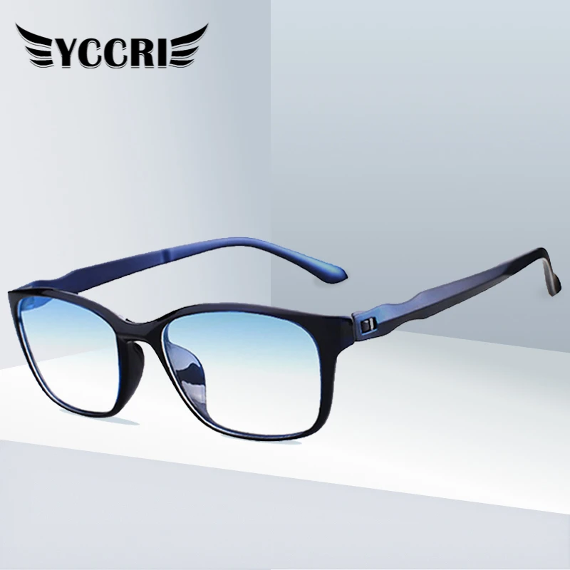 2021 Anti-Blue Glasses  Anti-fatigue Computer Eyewear Hyperopia Eyeglasses Men Reading Glasses Oculos Feminino 0-+400 Business