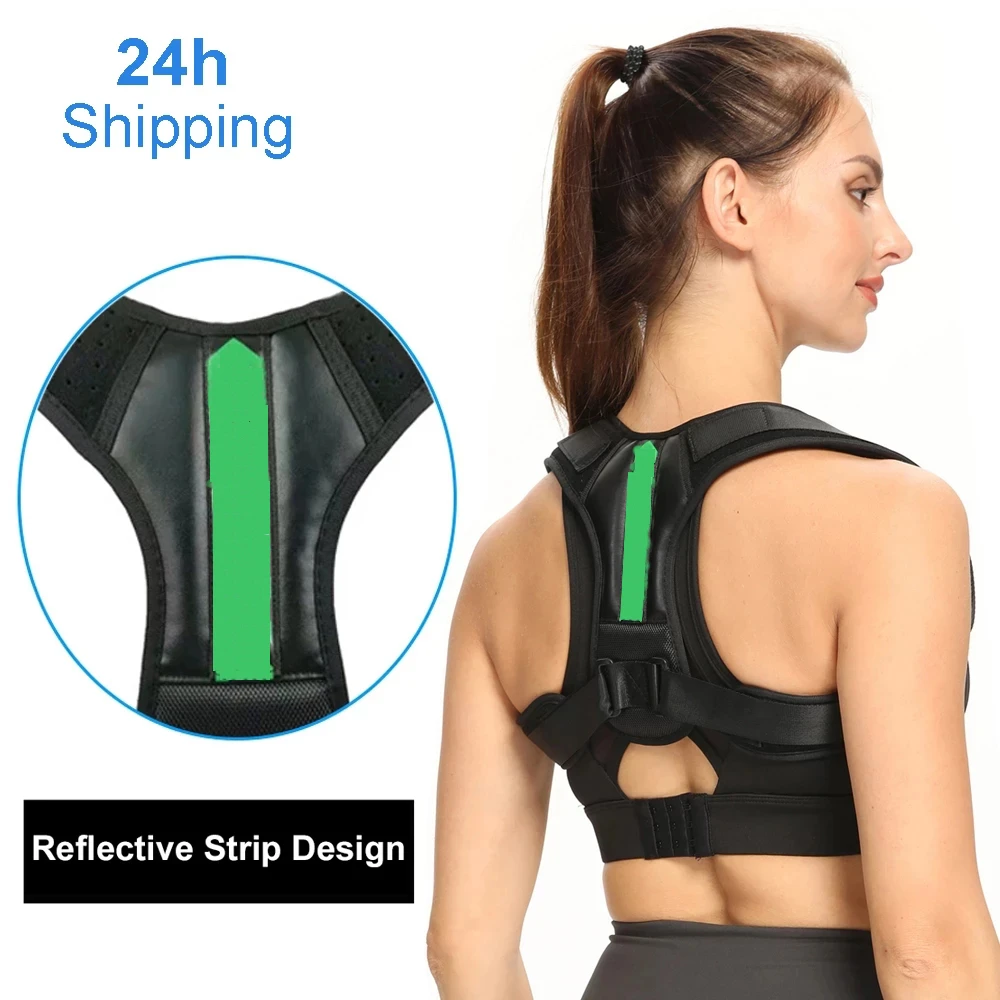 Adjustable Posture Corrector Preventing Humpback Protection Spine Pain Relief Correction Belt Women Men Back Shoulder Support