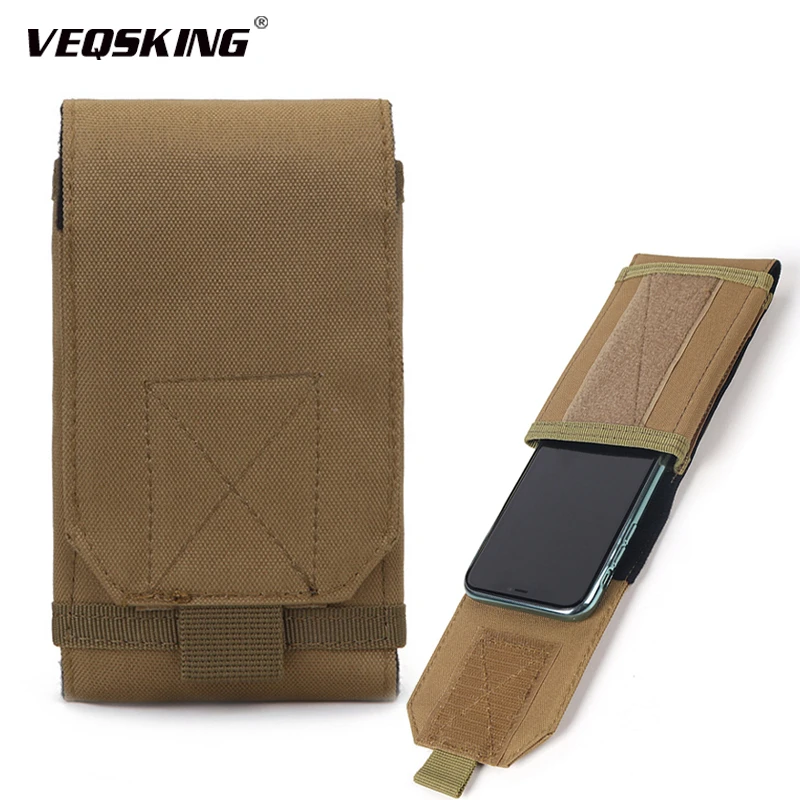 Outdoor Camouflage Bag Molle Tactical Army Phone Holder Case Sport Waist Belt Bag Waterproof Nylon EDC Sport Hunting Camo Bags